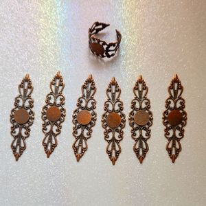 Ring making flats - antique color